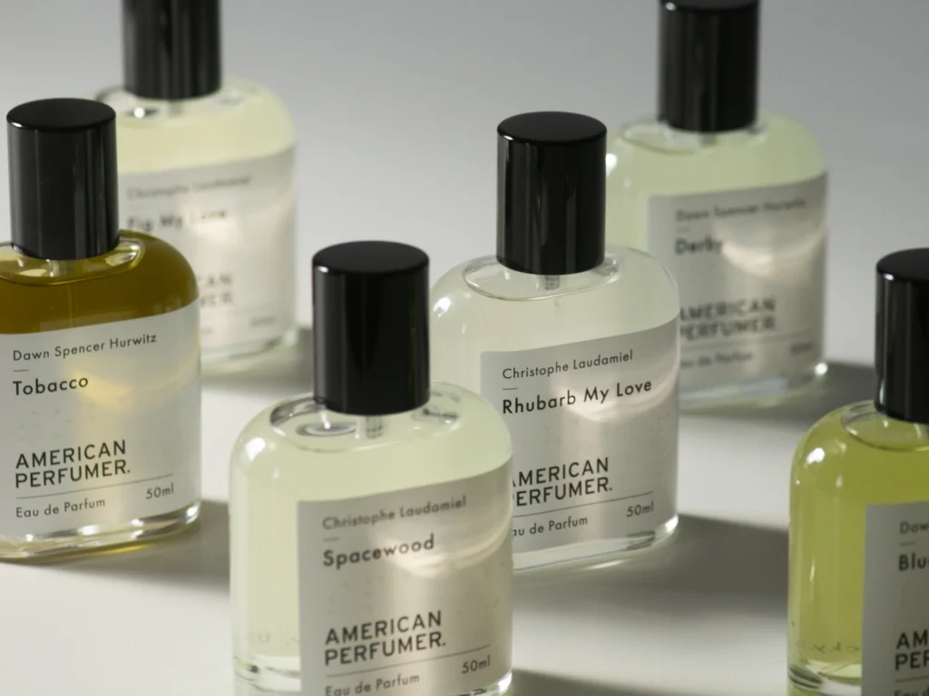 Braille on American Perfumer House Brand Perfume Bottle Labels