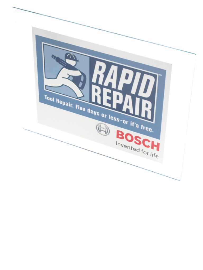 Bosch Double Sided Window Decal