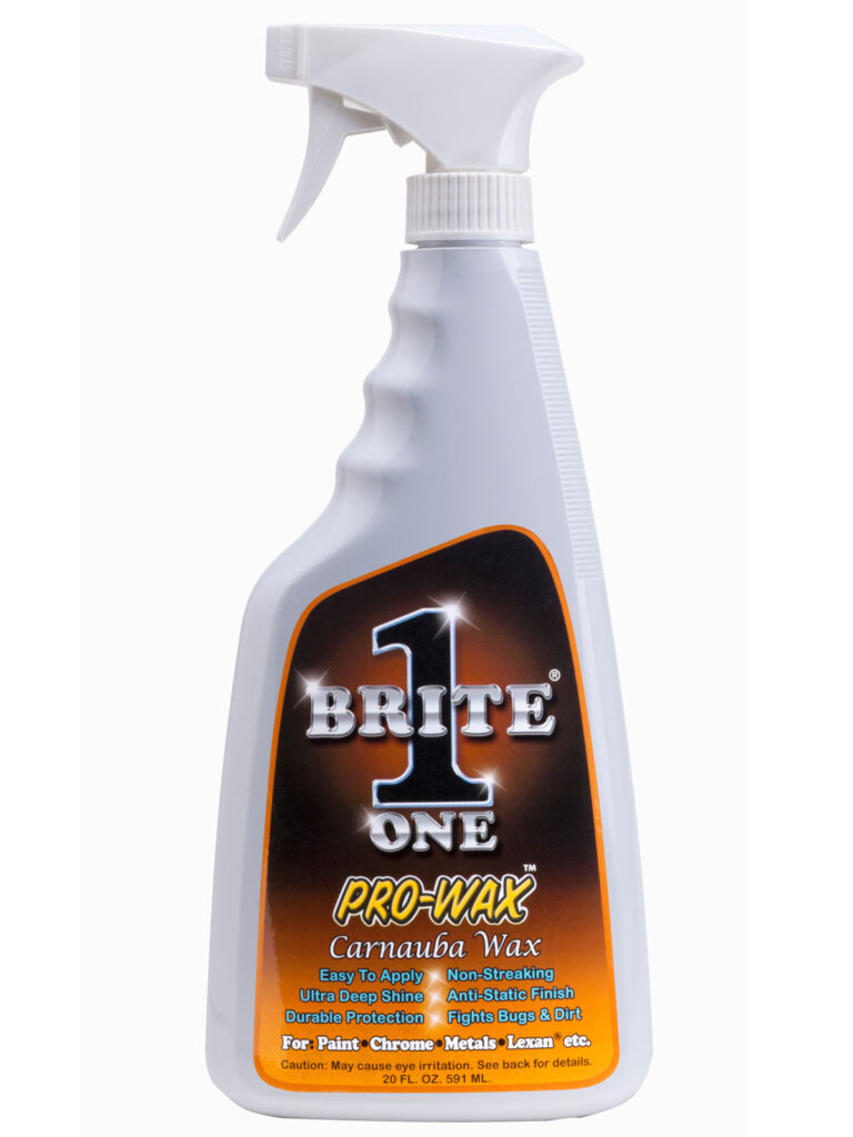 Brite One Pro Wax Film Label